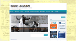 Desktop Screenshot of histoireetenseignement.be